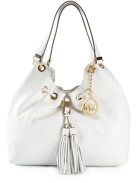 michael kors white bag price|michael kors white shoulder bags.